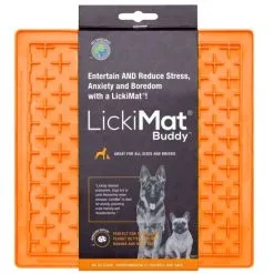 LickiMat Dog Buddy Orange
