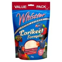 Whistler Wet Dry Formula Lorikeet Food 2kg