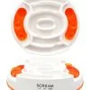 Scream Slow Feed Interactive Puzzle Bowl 28x28x7cm Orange