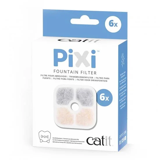 Catit Pixi Cat Fountain Filter Cartridge 6Pack