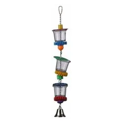 SuperBird Creations SuperBird Bottoms Up Bird Toy For African Greys Amazons & Eclectus 43 X 6.5cm