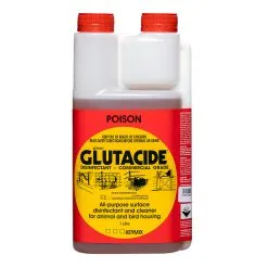 International Animal Health IAH Glutacide Disinfectant & Cleaner For Bird Housing 1L