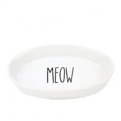 Barkley+Bella Dish Ceramic Cattitude Meow