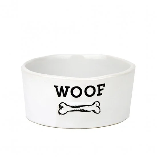 Barkley+Bella Bowl Ceramic Woof Small 450ml